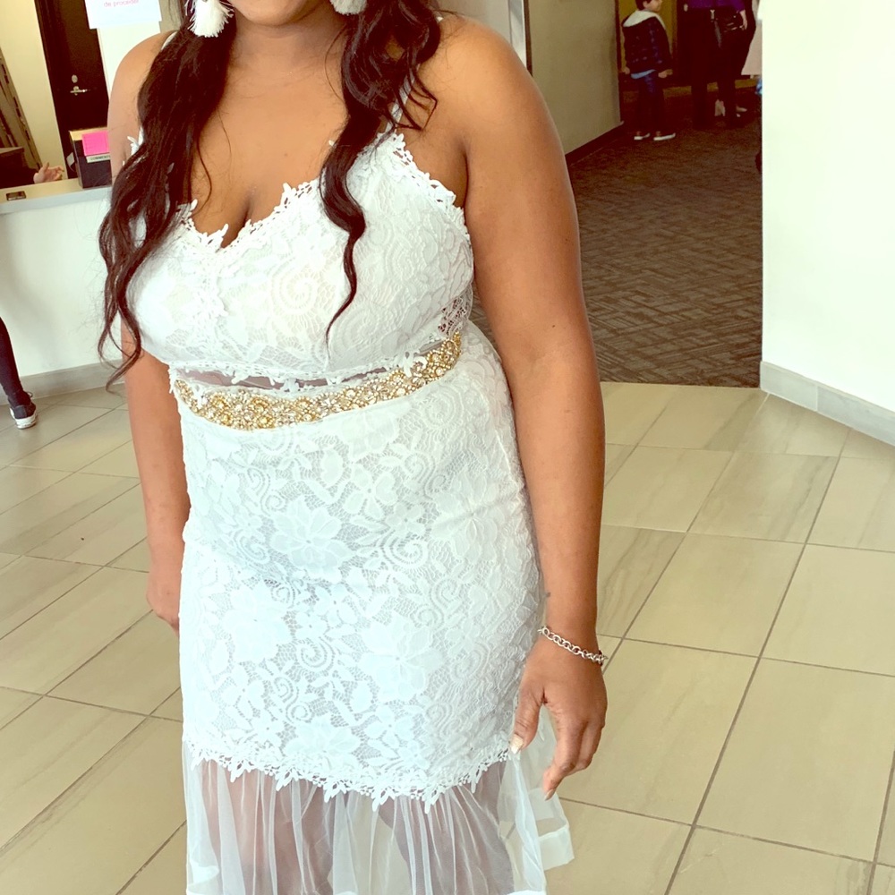 White dress